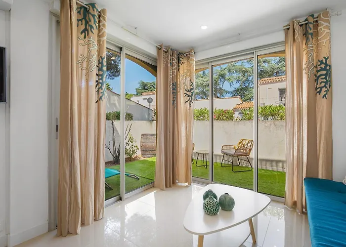 Le Grand Bleu Confortevole Nel Quartiere Pinède